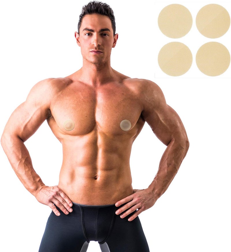 Geyoga 200 قطعة أغطية حلمات للرجال لحماية ضد الاحتكاك شريط حلمات للرجال لركوب الرياضة - Image 4